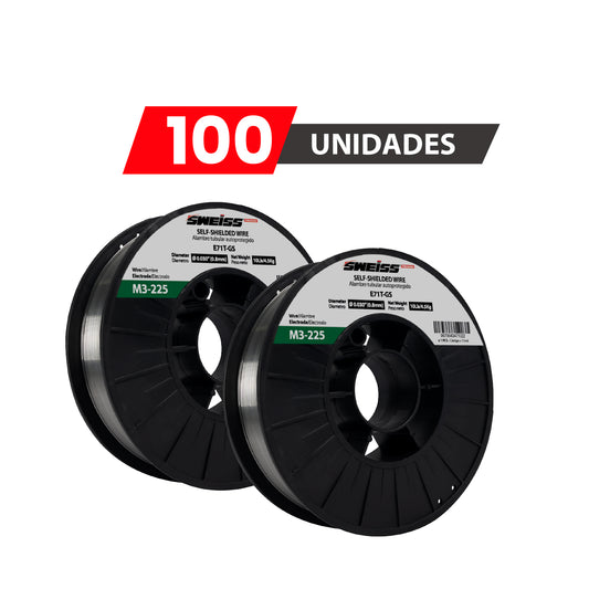 PACK X100 UNIDADES Rollo soldadura tubular autoprotegida 0.035” (0.9mm)