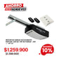 Sistema de apertura para puertas de garaje seccionales de hasta 140Kg. 24V. 1 Hp (1200N). RAPTOR1200