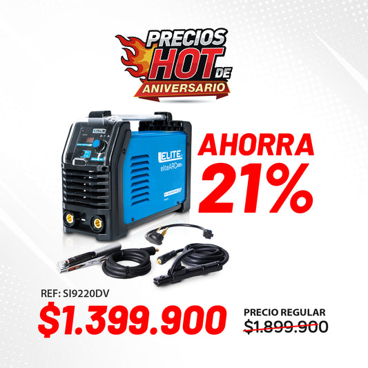 Equipo de soldadura inversor 220A 110/220V Ref. ARC 220S ELITE