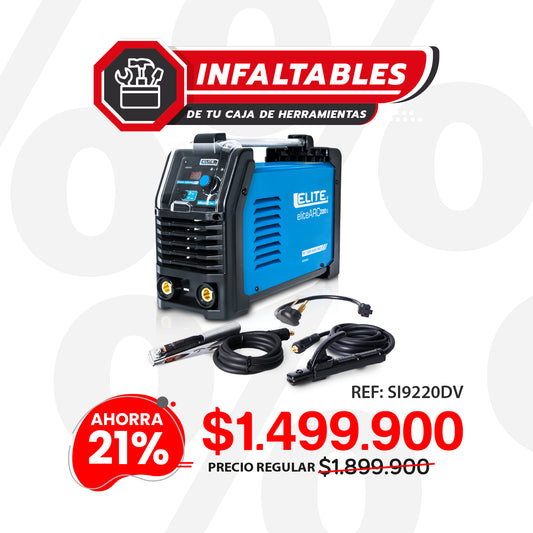 Equipo de soldadura inversor 220A 110/220V Ref. ARC 220S ELITE