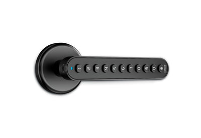Cerradura inteligente ELITE para puertas de hasta 6cm de ancho. 3 métodos de apertura: aplicación (bluetooth), clave y llave. SL2000L