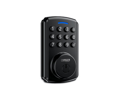 Cerradura inteligente ELITE para puertas de hasta 6cm de ancho. 3 métodos de apertura: aplicación (bluetooth), clave y llave. SL4000