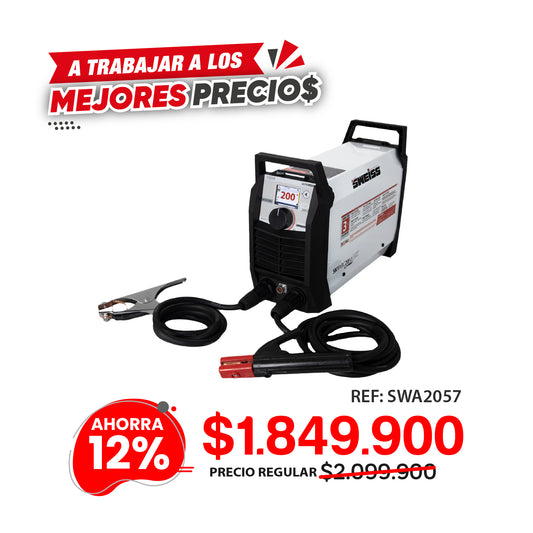Soldador inversor 200A 110/220V . SKYARC 2050 FX PRO