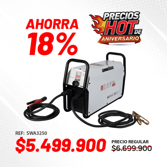 Soldador inversor 320A . SKYARC ULTRA 3250 MX