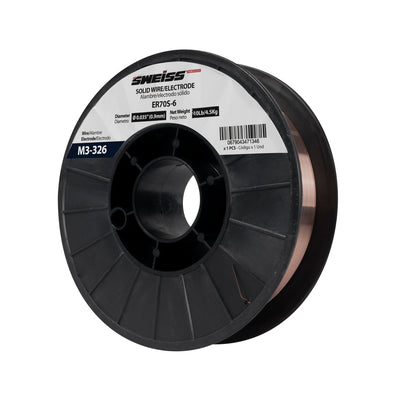 ROLLO SOLDADURA MIG ALAMBRE ACERO AL CARBON 0.035' 0.9mm AWS ER70S-6 200MM (10 LB 4.5KG)