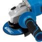 Esmeriladora inalámbrica 4-1/2 pulg, 20V, 10.000 RPM ELITE con Batería, Cargador, Estuche Plástico, Mango Auxiliar, Guarda Disco y Llave de ajuste