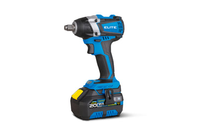 LLAVE DE IMPACTO INALÁMBRICA SIN ESCOBILLAS- 20V BTM (BRUSHLESS TECH MOTOR) CON BATERÍA, CARGADOR Y MALETÍN DE LONA