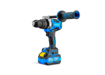 Taladro percutor inalámbrico 21V brushless Elite XID21120K 13 mm con 2 baterías