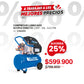 Compresor de aire 20L 125 Psi ELITE