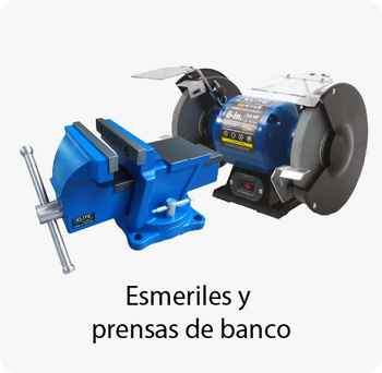 Emeriles y prensas de banco