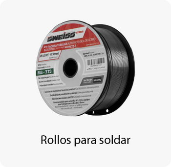Rollos para soldar