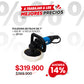 Polichadora ELITE EP181 7” 1400W 3000 RPM con 6 velocidades