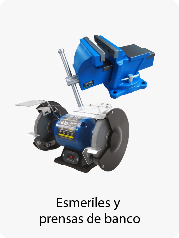 Emeriles y prensas de banco