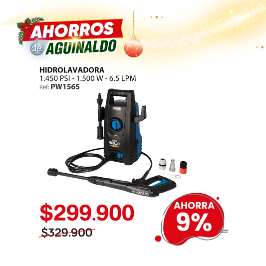 Hidrolavadora eléctrica de alta presión ELITE 1500W 1450 PSI